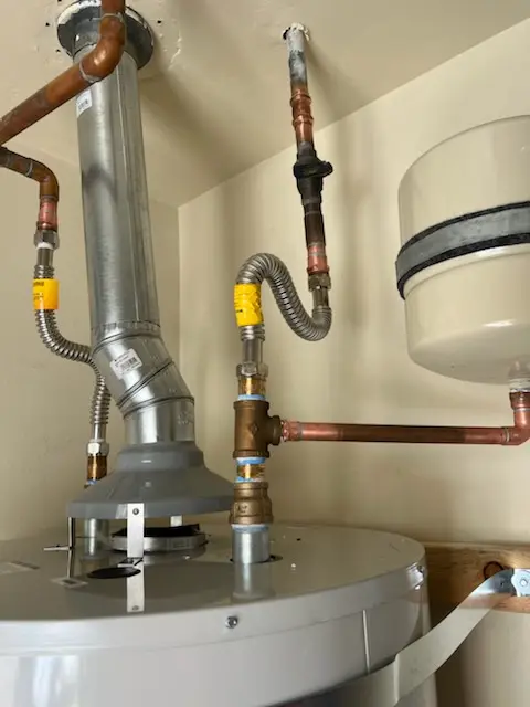 Water heater installation and plumbing repair in Benson
